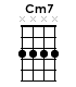 คอร์ด Cm7
