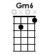 คอร์ด Gm6